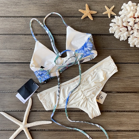 🌴🔆BILLABONG-HURLEY ADJUSTABLE CHEEKY BIKINI SET🔆🌴 - Picture 11 of 16